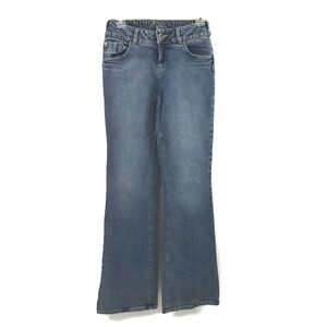 Silver Jeans Womens Size 27 Bootcut Medium‎ Wash Denim Stretch Mid Rise Casual
